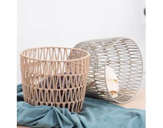 Woven flower basket storage basket household dirty clothes basket bathroom laundry basket clothes toys organizing storage basket