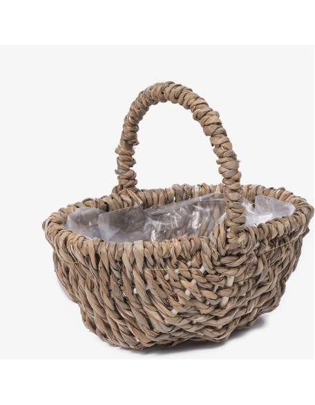 Hand Woven Flower Basket Straw Rattan Willow Arrangement Basket