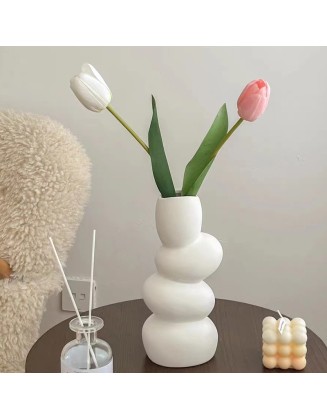 Creative vegetarian embryo ceramic vase light luxury high-grade flower arrangement home living room ornaments